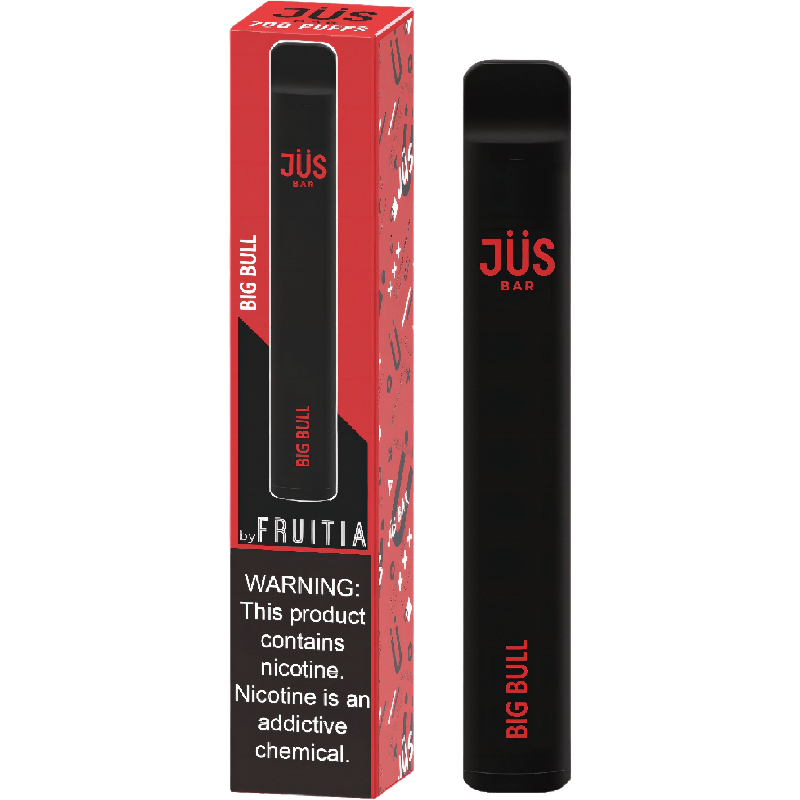 Product Image of BIG BULL JUS BAR 700 PUFF DISPOSABLE VAPE DEVICE 20MG