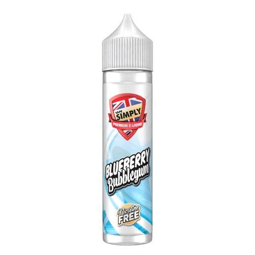 Product Image of BLUEBERRY BUBBLEGUM SHORTFILL E-LIQUID BY VAPE SIMPLY 60ML