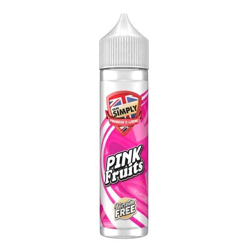 Product Image of Pink Fruits Shortfill E-liquid by Vape Simply 60ml