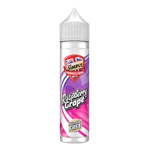 Product Image of RASPBERRY GRAPE SHORTFILL E-LIQUID BY VAPE SIMPLY 60ML