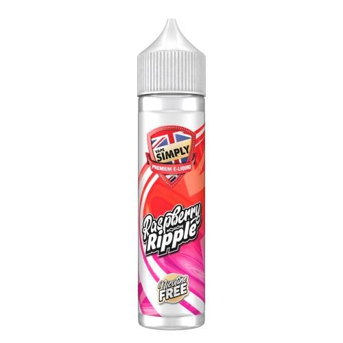 Product Image of RASPBERRY RIPPLE SHORTFILL E-LIQUID BY VAPE SIMPLY 60ML