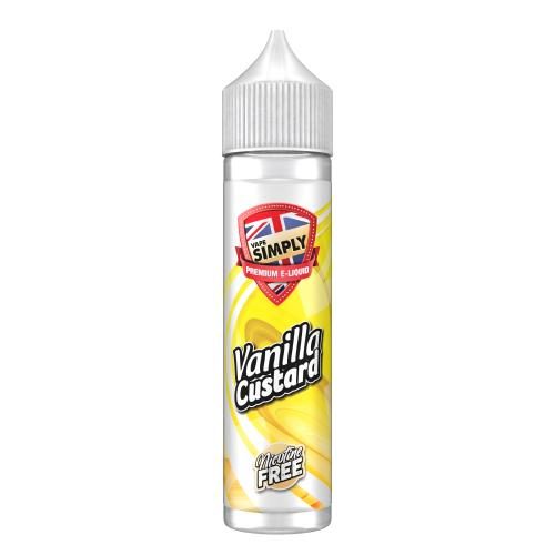 Product Image of VANILLA CUSTARD SHORTFILL E-LIQUID BY VAPE SIMPLY 60ML