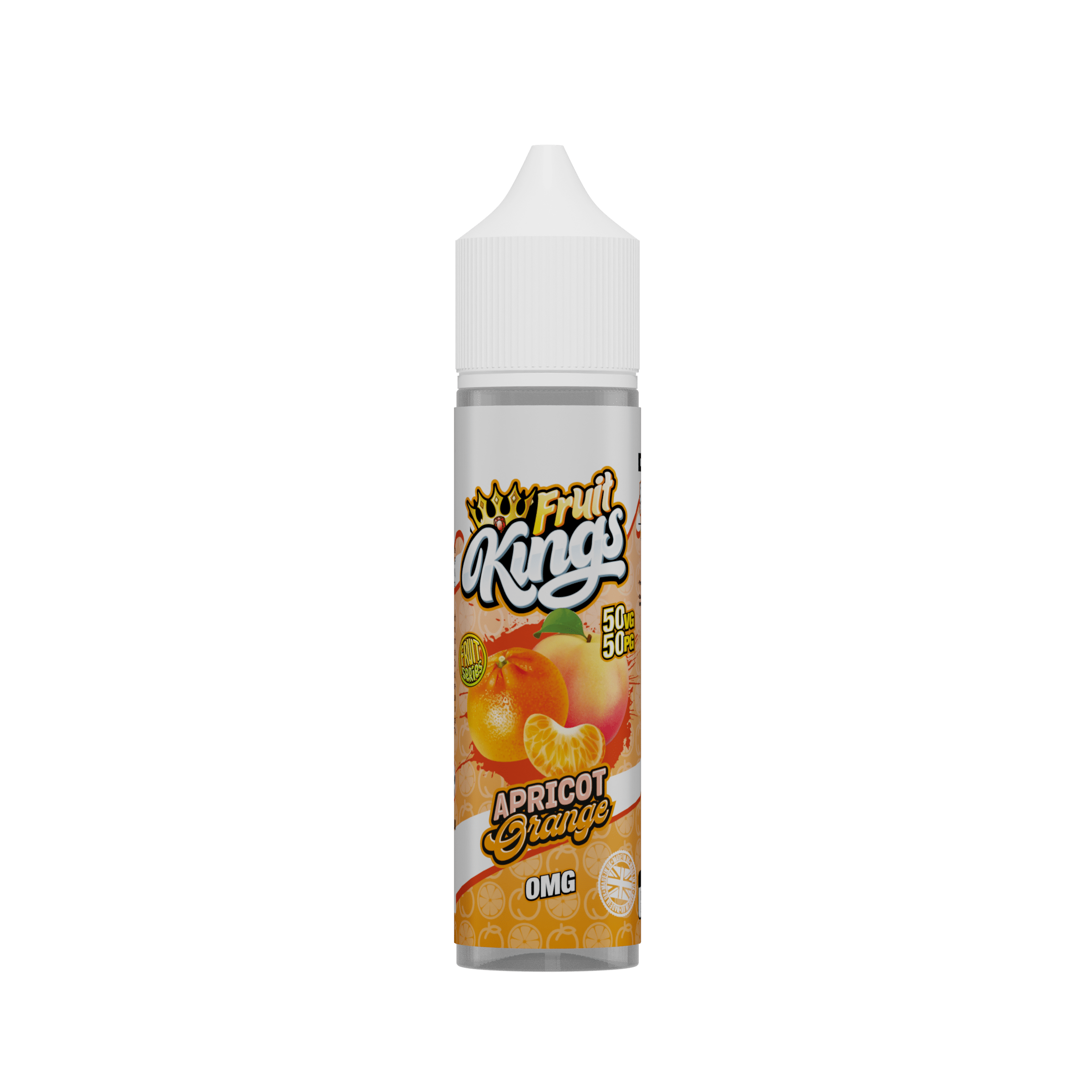 Product Image of APRICOT ORANGE SHORTFILL E-LIQUID BY FRUIT KINGS 60ML