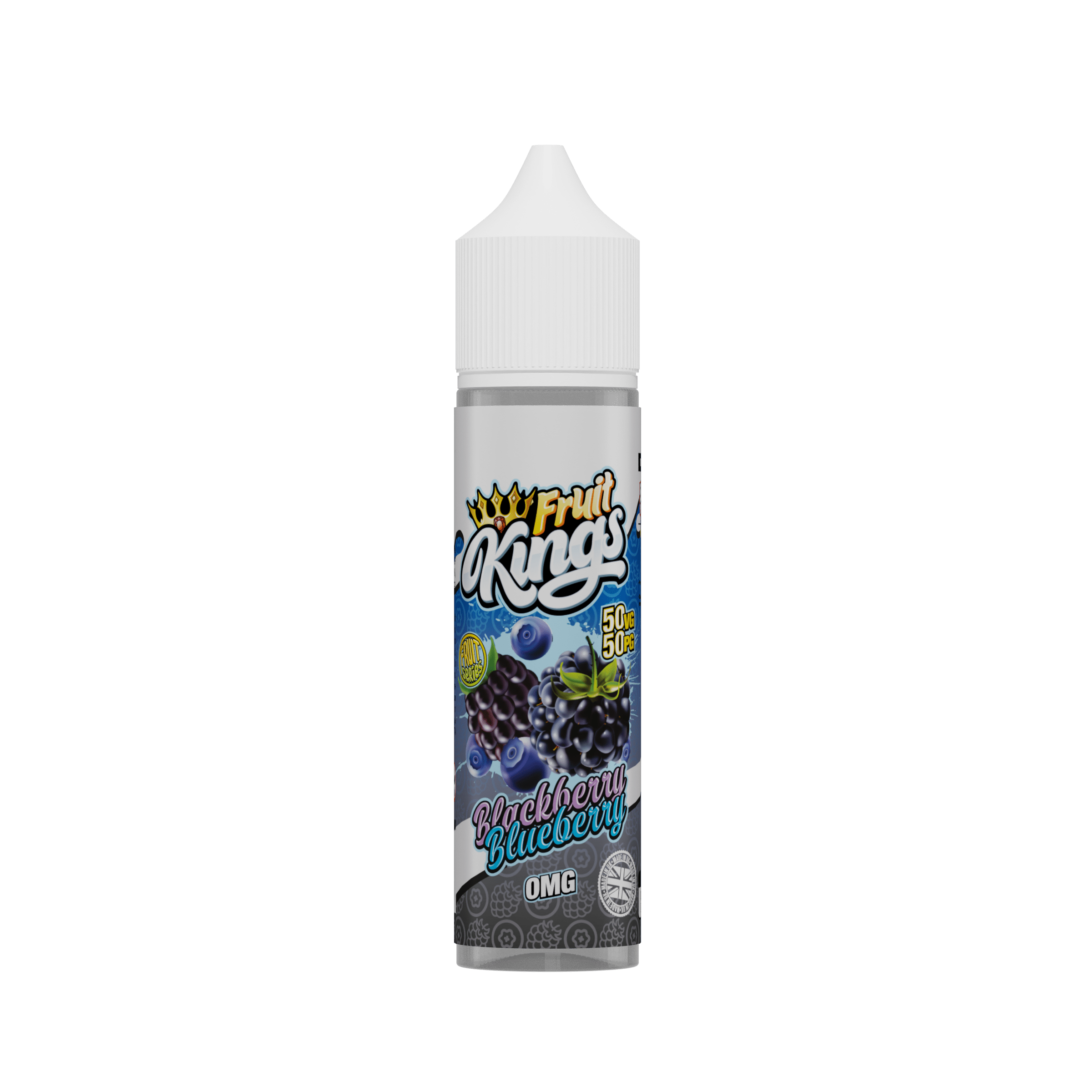 Product Image of BLACKBERRY BLUEBERRY SHORTFILL E-LIQUID BY FRUIT KINGS 60ML