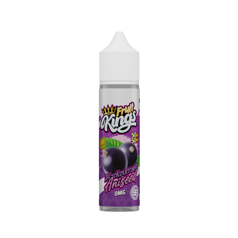 Product Image of BLACKCURRANT ANISEED SHORTFILL E-LIQUID BY FRUIT KINGS 60ML