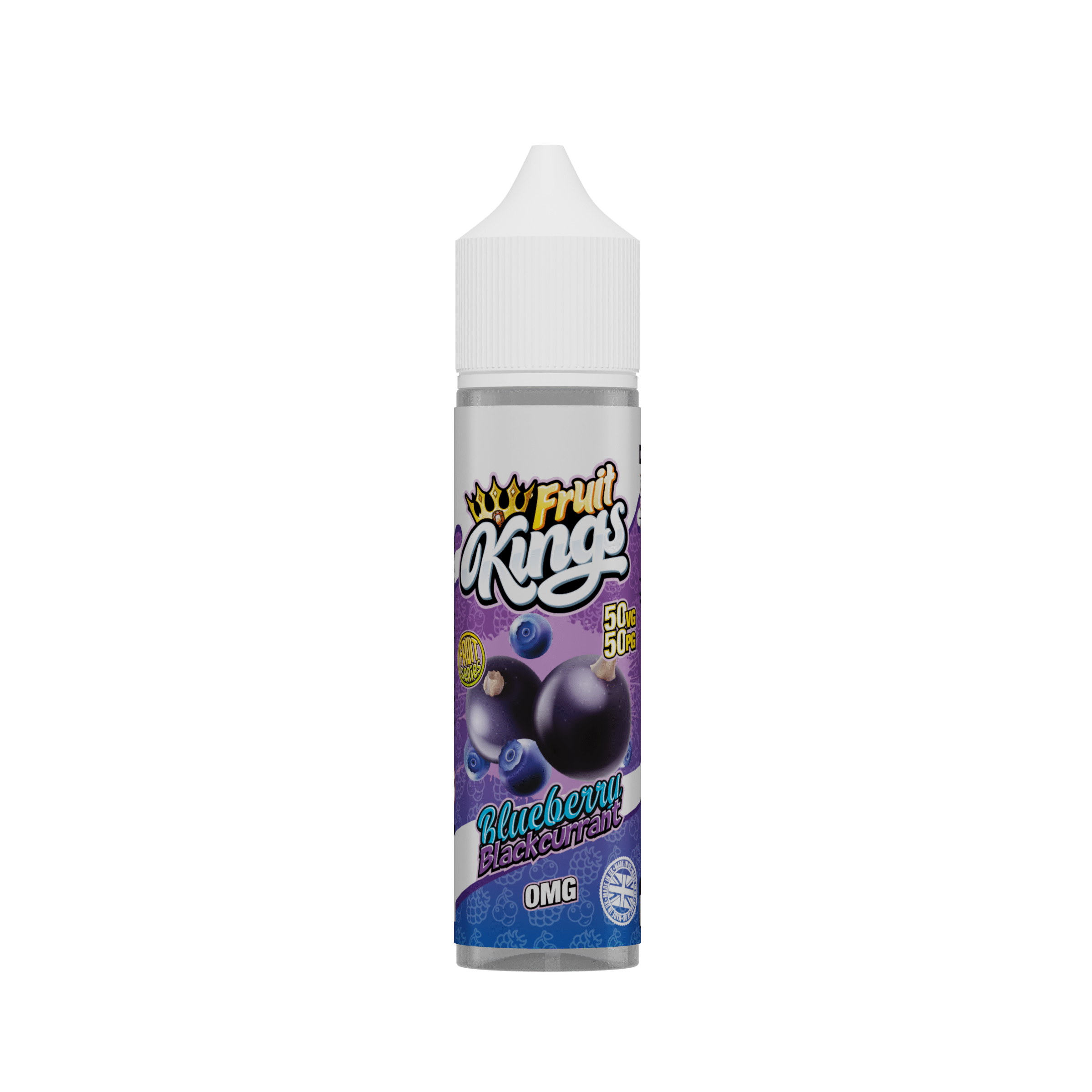 Product Image of BLUEBERRY BLACKCURRANT SHORTFILL E-LIQUID BY FRUIT KINGS 60ML