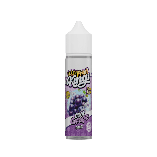 COOL GRAPE SHORTFILL E-LIQUID BY FRUIT KINGS 60ML