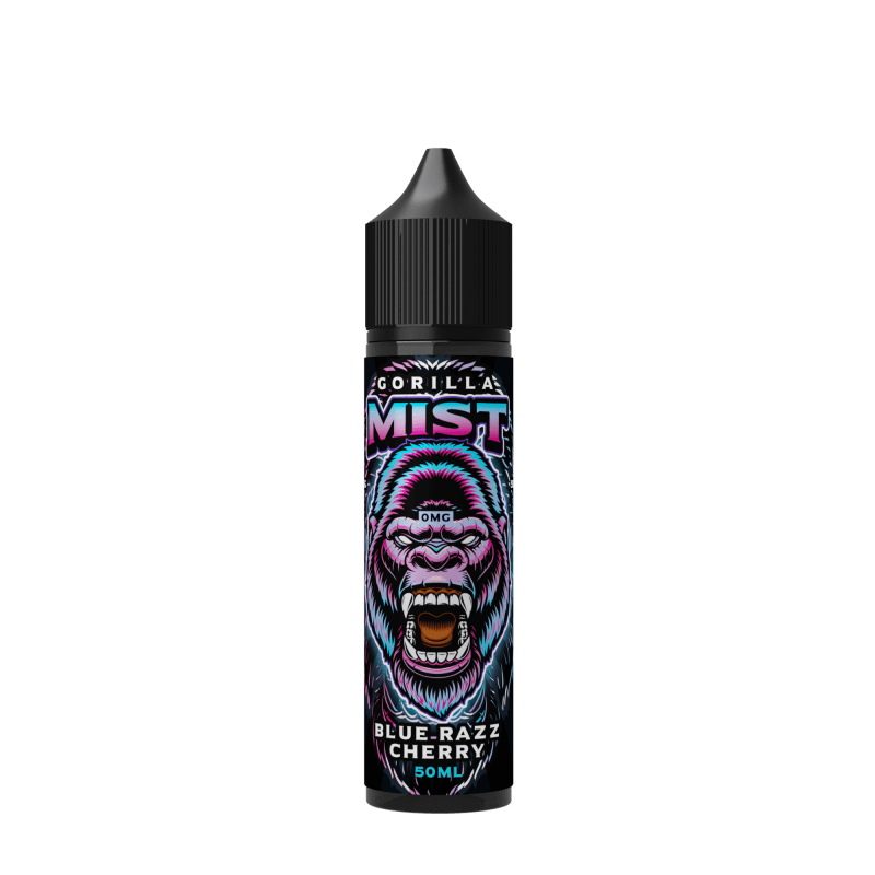 Product Image of BLUE RAZZ CHERRY SHORTFILL E-LIQUID BY GORILLA MIST 60ML