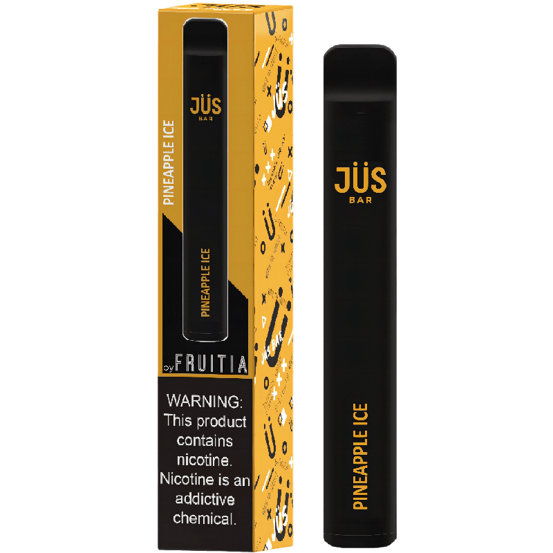 Product Image of PINEAPPLE ICE JUS BAR 700 PUFF DISPOSABLE VAPE DEVICE 20MG