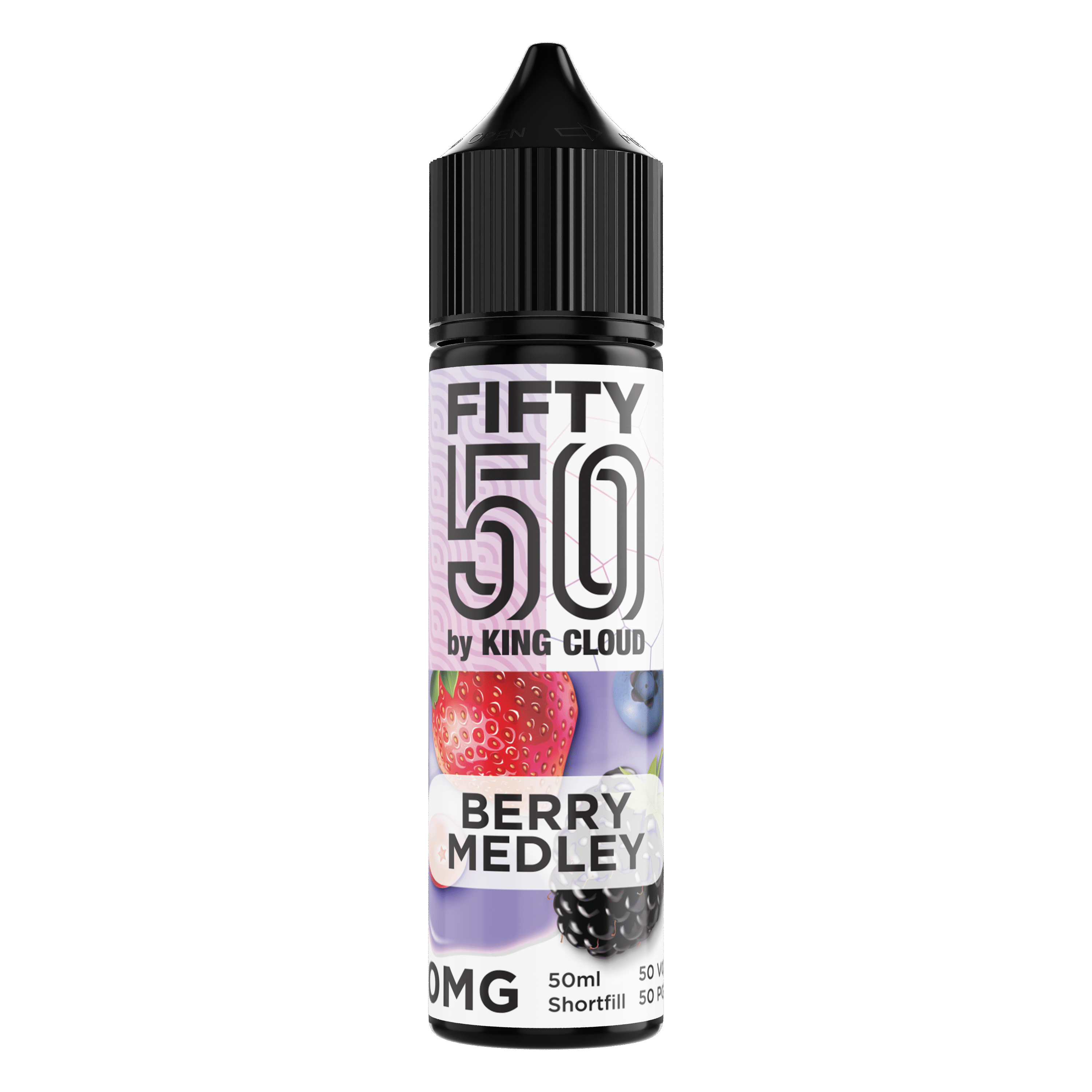 Product Image of BERRY MEDLEY SHORTFILL E-LIQUID BY FIFTY 50 60ML