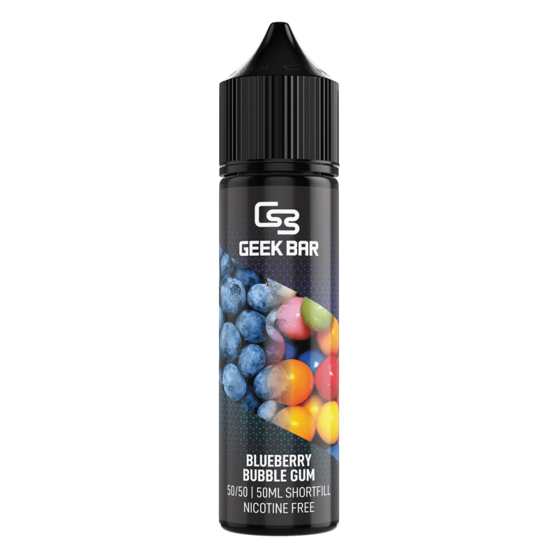 Product Image of BLUEBERRY BUBBLEGUM SHORTFILL E-LIQUID BY GEEK BAR 60ML