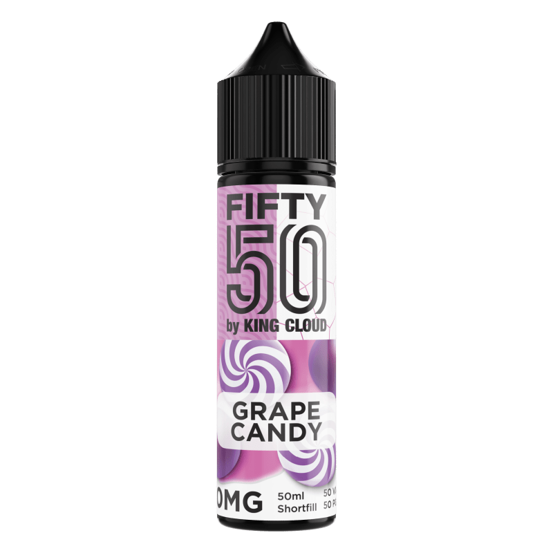 Product Image of GRAPE CANDY SHORTFILL E-LIQUID BY FIFTY 50 60ML