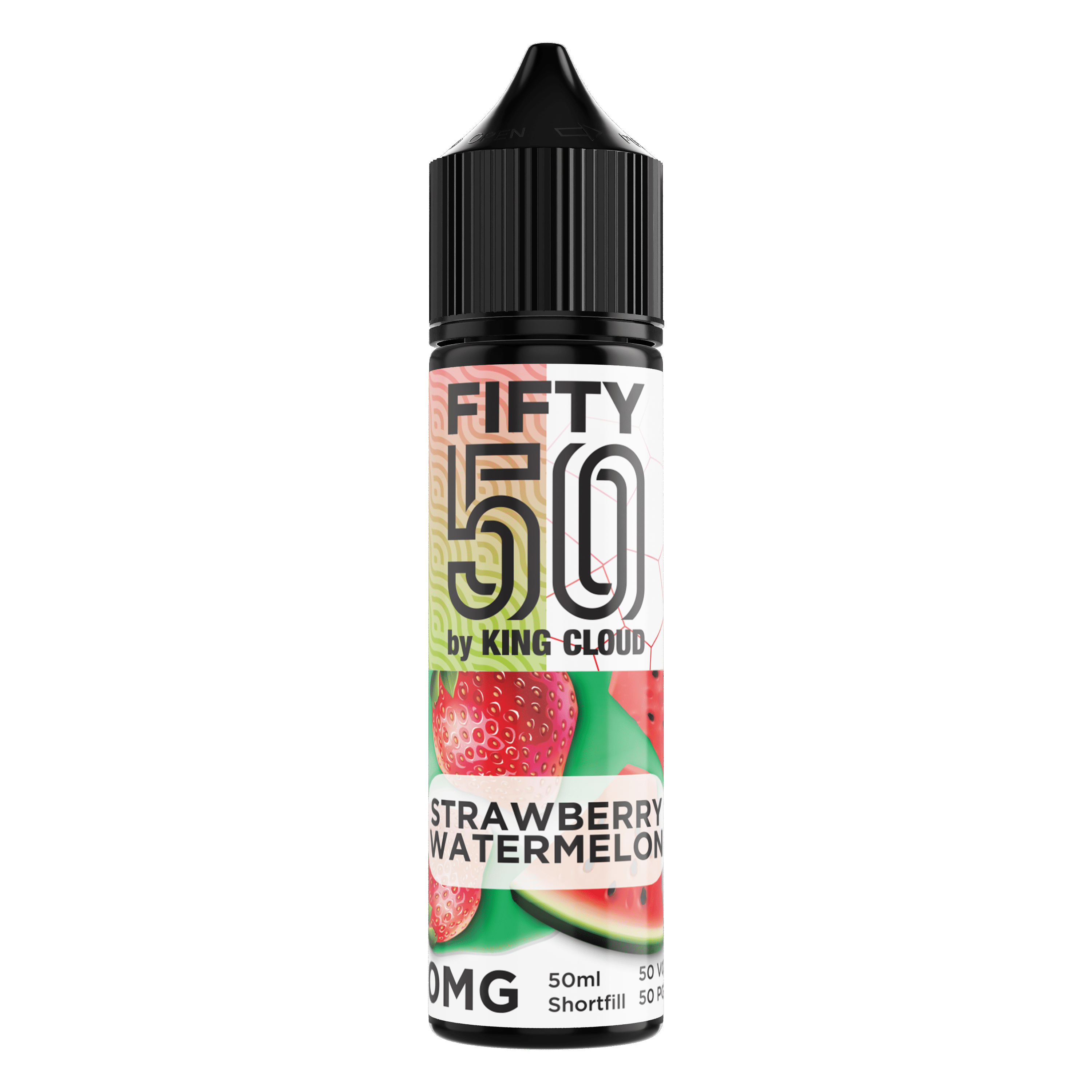 Product Image of STRAWBERRY WATERMELON SHORTFILL E-LIQUID BY FIFTY 50 60ML