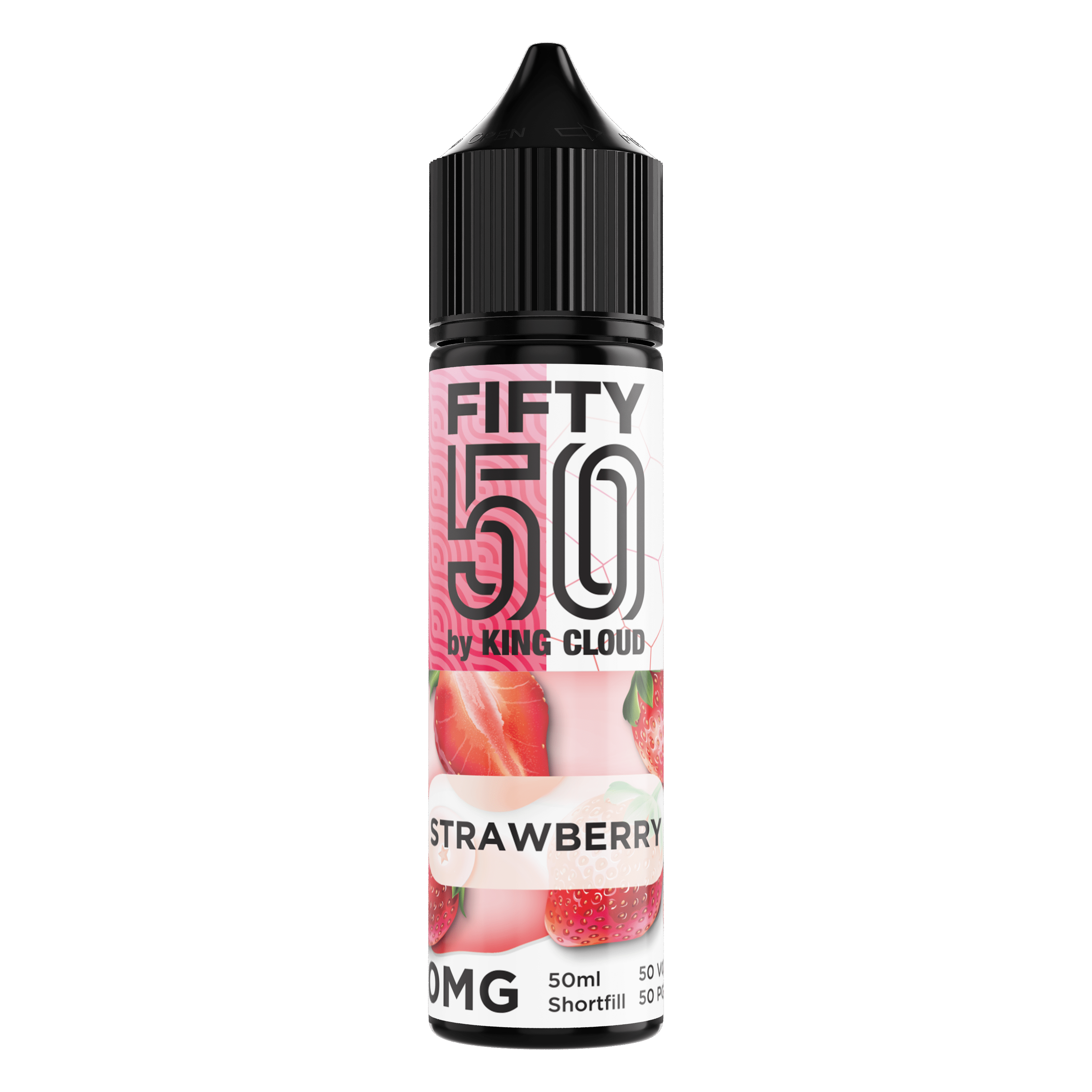 Product Image of STRAWBERRY SHORTFILL E-LIQUID BY FIFTY 50 60ML