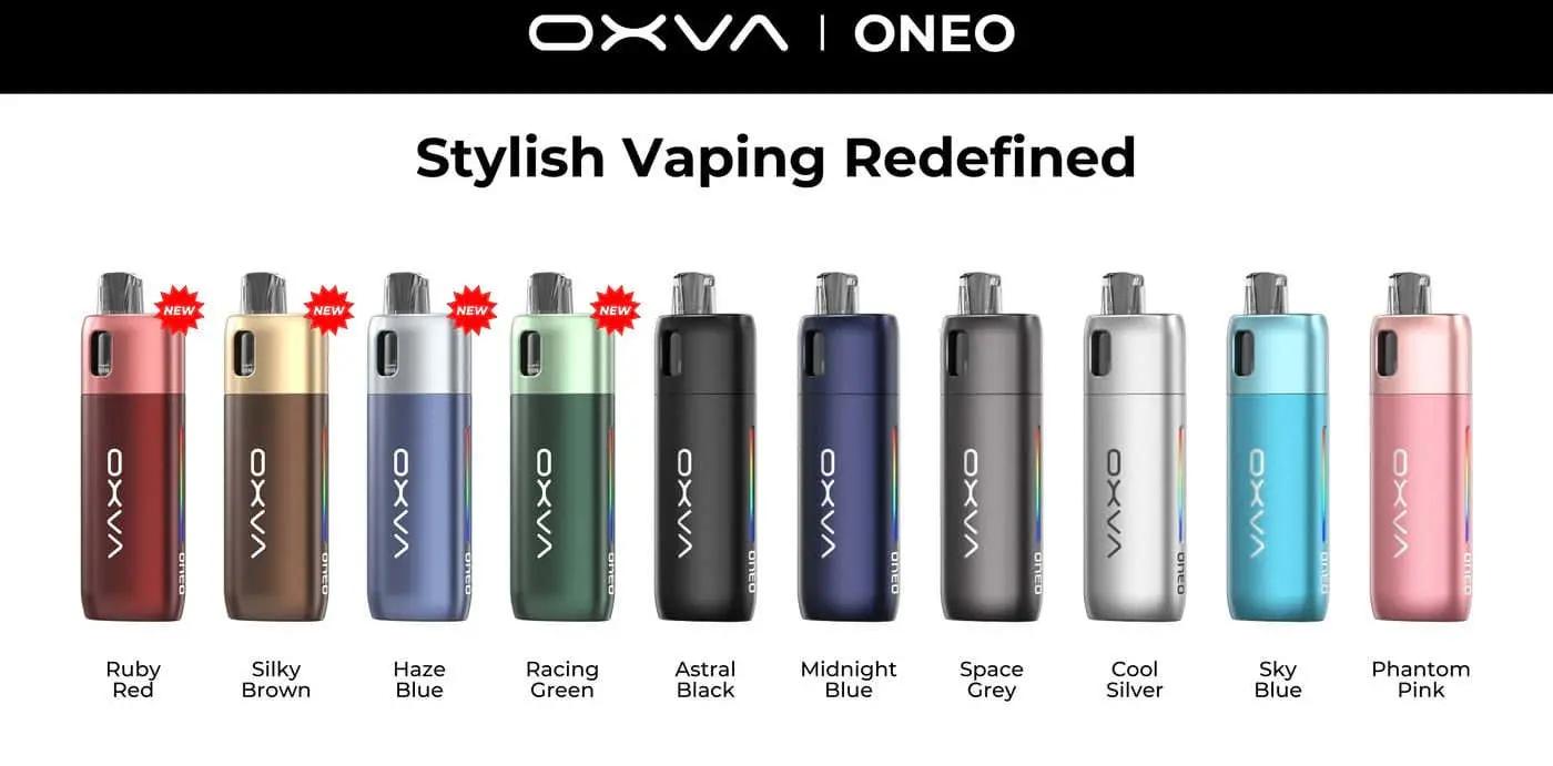 OXVA ONEO Vape Kit Available Colours