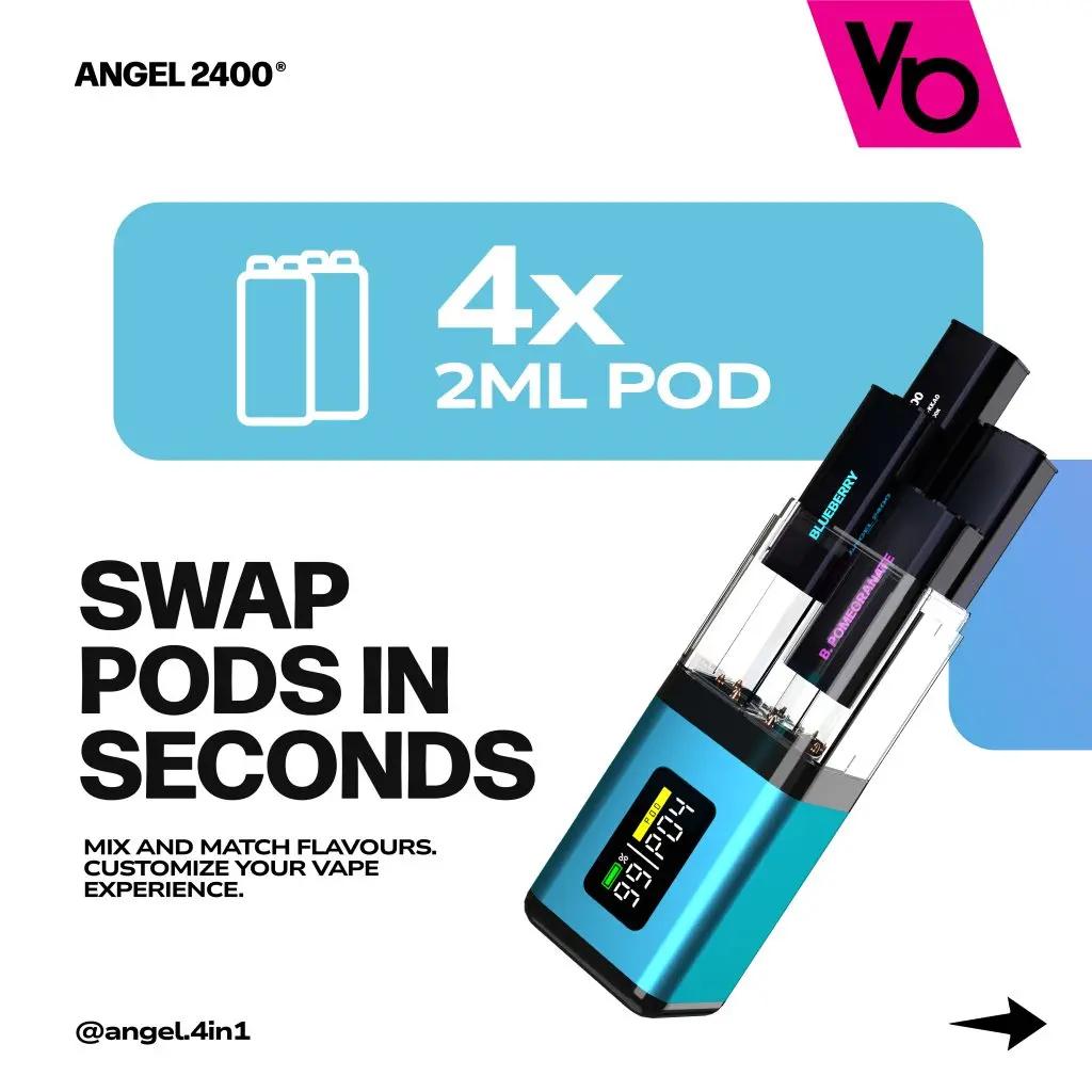 Angel 2400 Flavour pod x 4