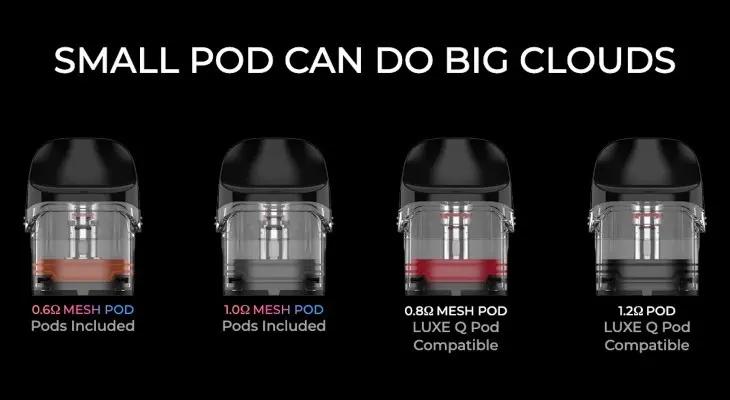 Vaporesso QS Pod details