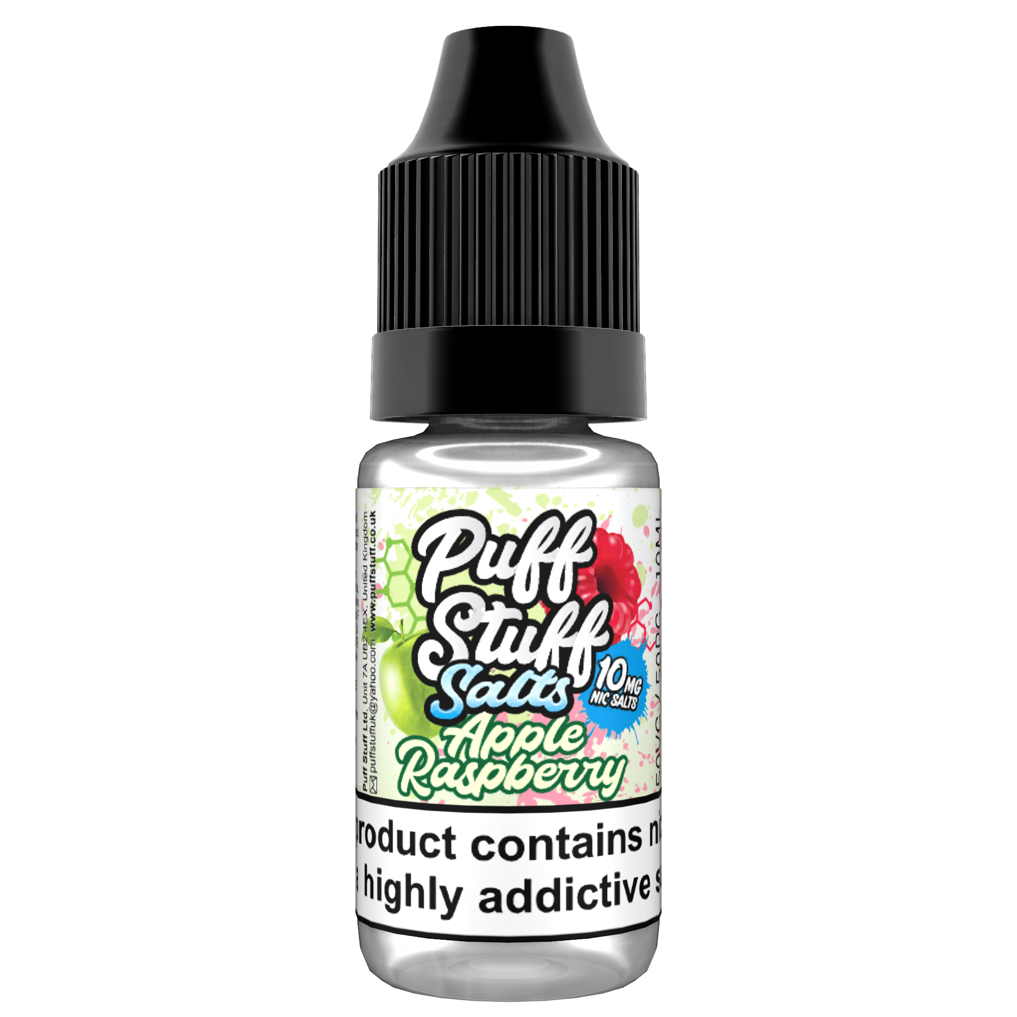 Puff Stuff Salts - Apple Raspberry - 10ml nic Salt