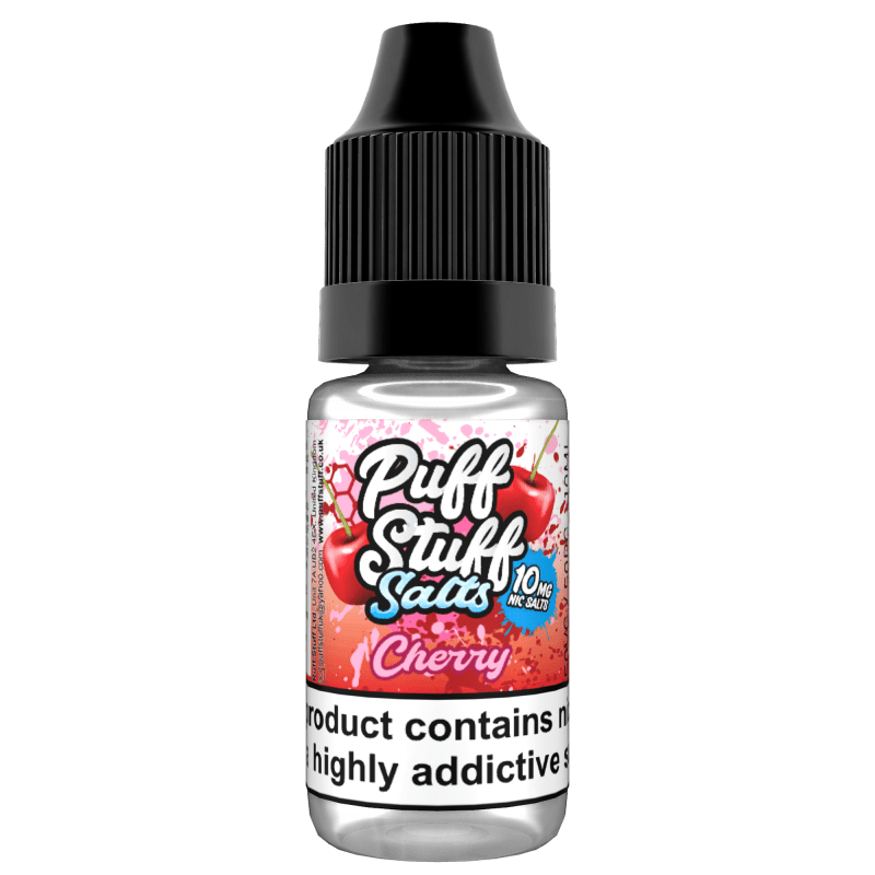 Puff Stuff Salts - Cherry - 10ml nic Salt