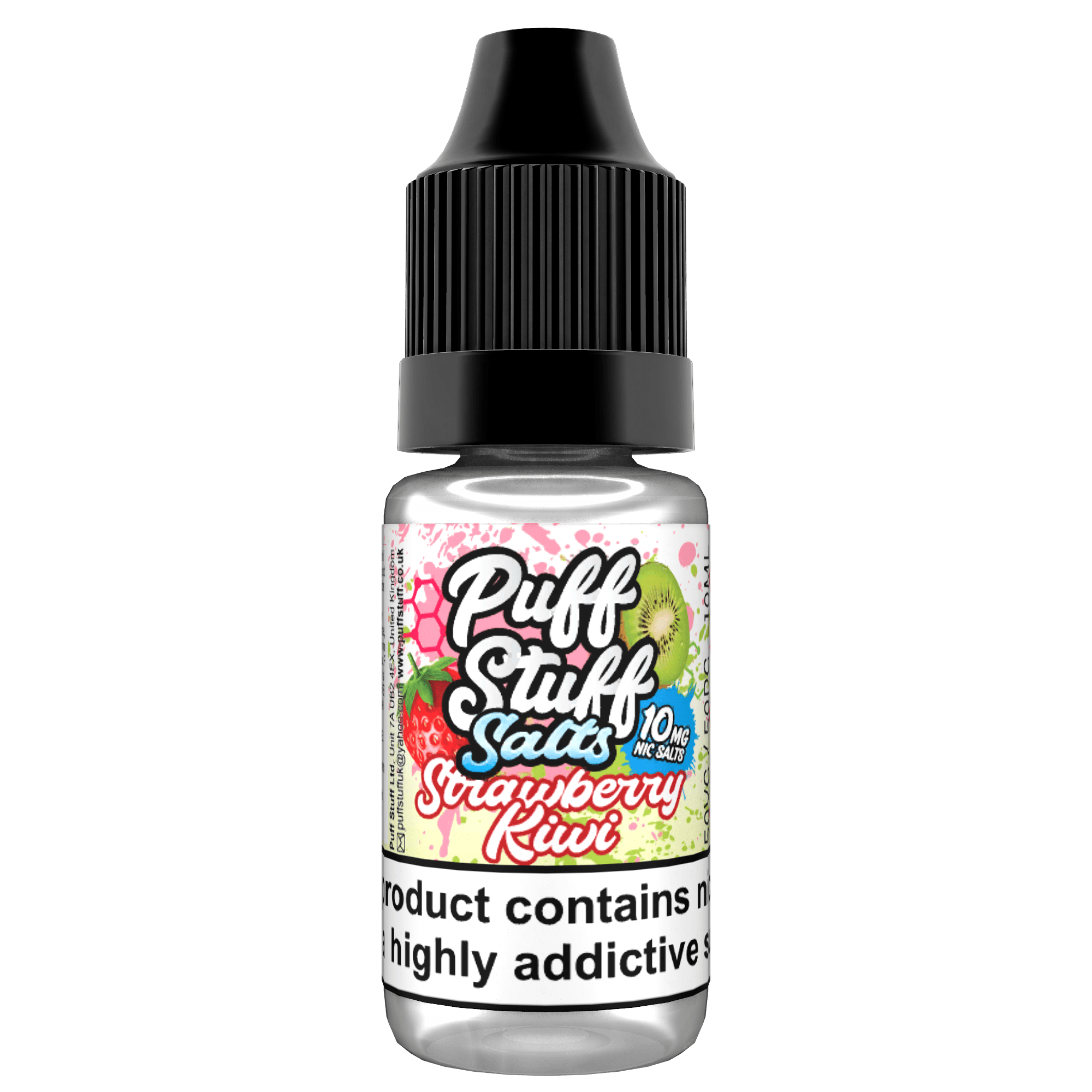 Puff Stuff Salts - Strawberry Kiwi - 10ml nic Salt