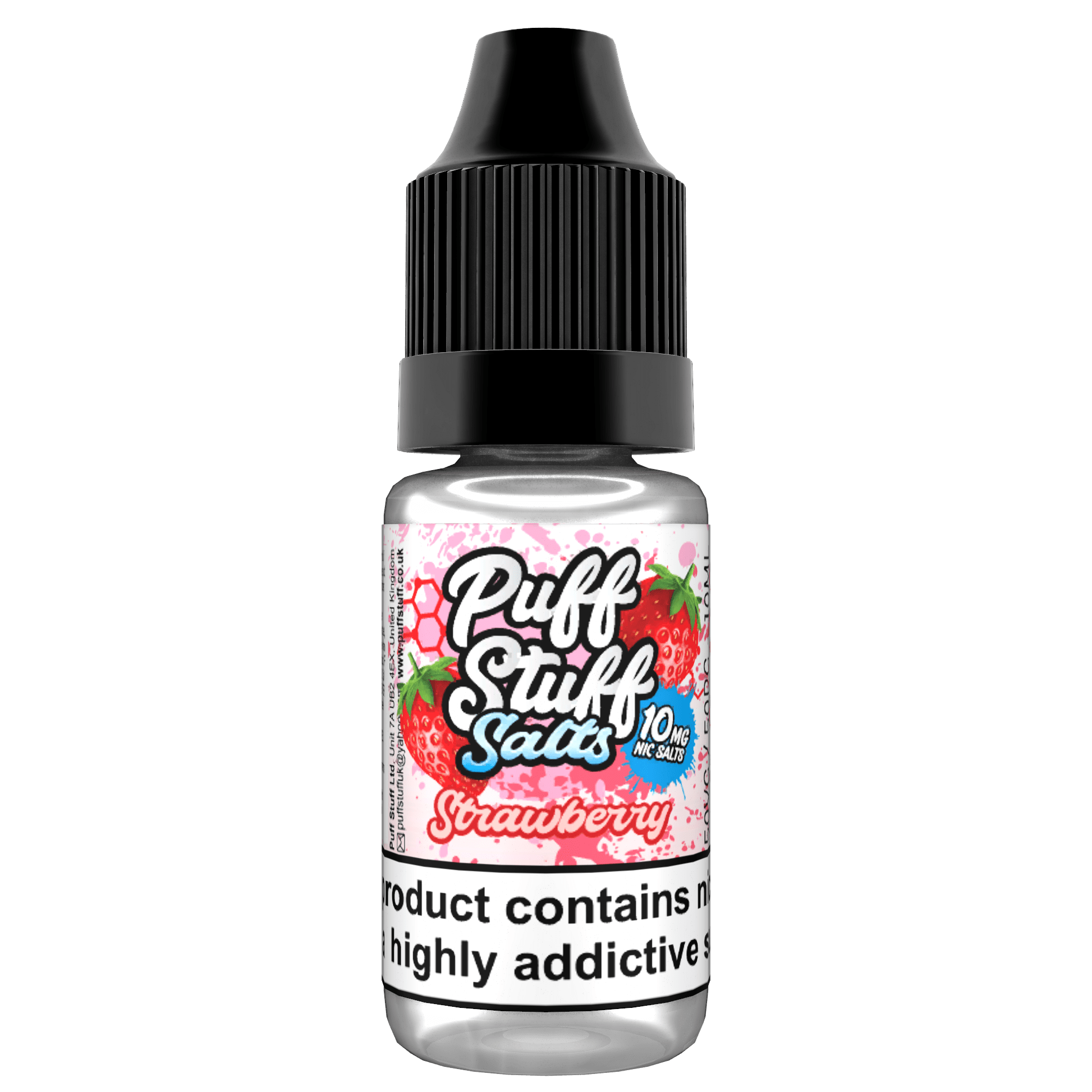 Puff Stuff Salts - Strawberry - 10ml nic Salt