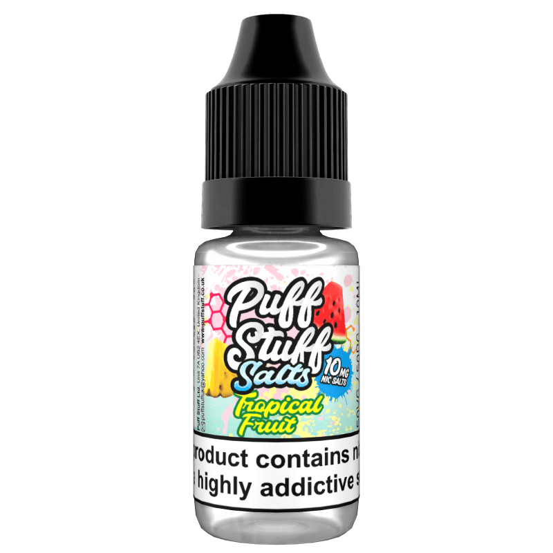 Puff Stuff Salts - Tropical Fruit - 10ml nic Salt