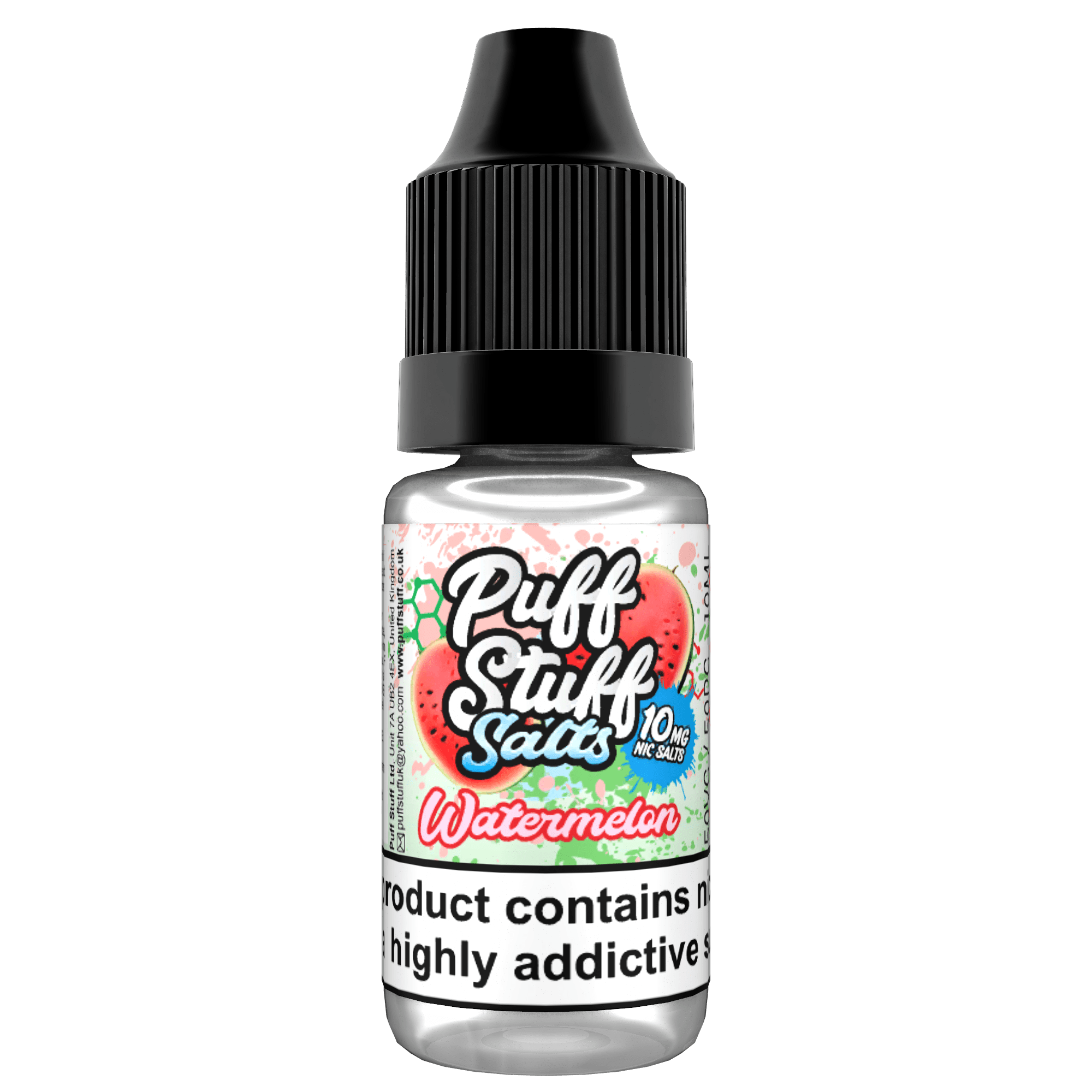 Puff Stuff Salts - Watermelon - 10ml nic Salt