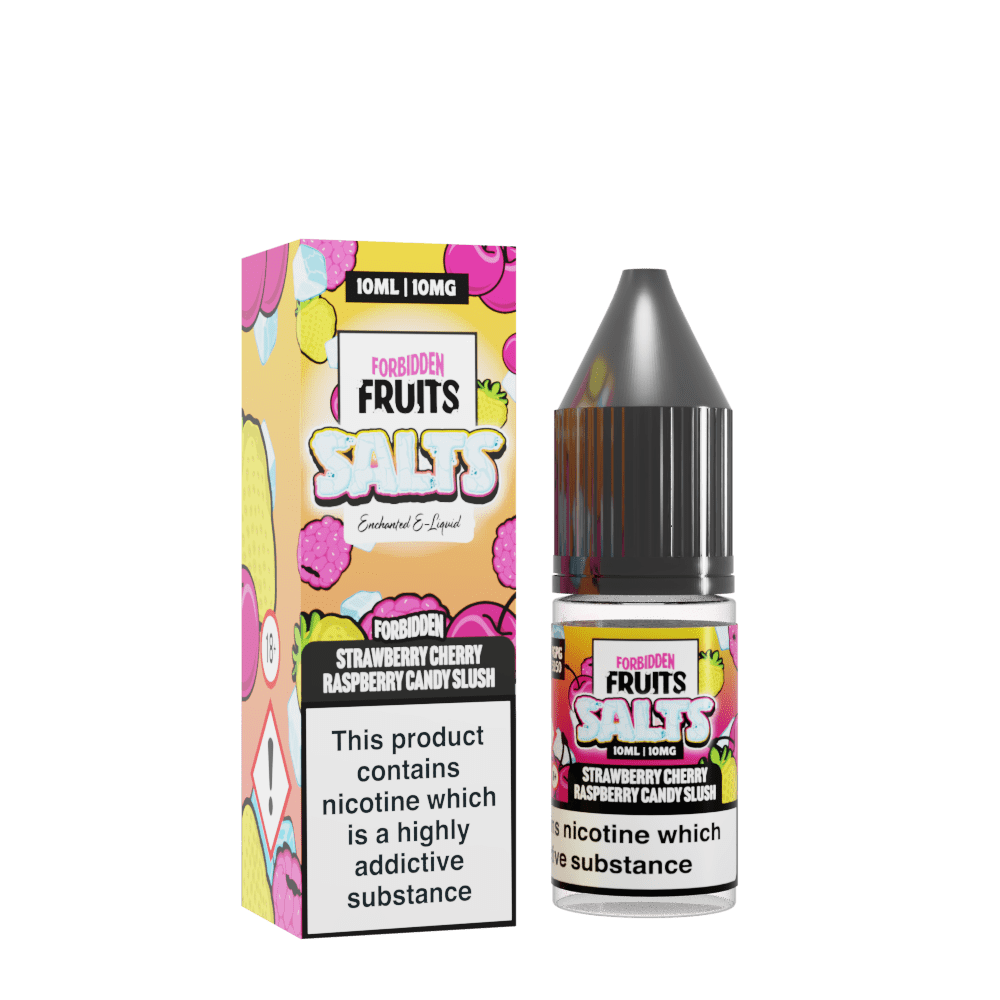 Forbidden Fruit Salts - Strawberry Cherry Raspberry Candy Slush - 10ml nic Salt