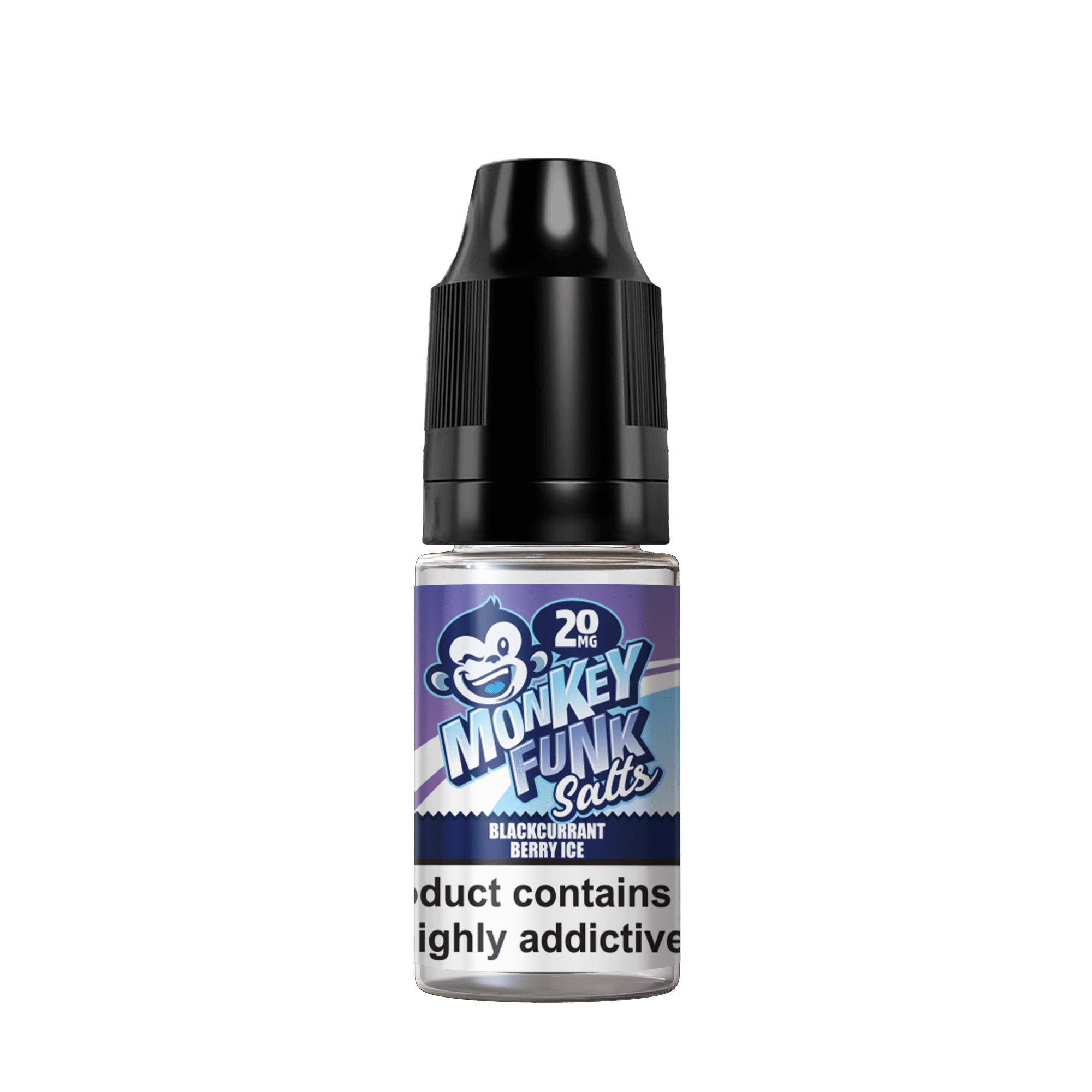 Monkey Funk Salts - Blackcurrant Berry Ice - 10ml nic Salt