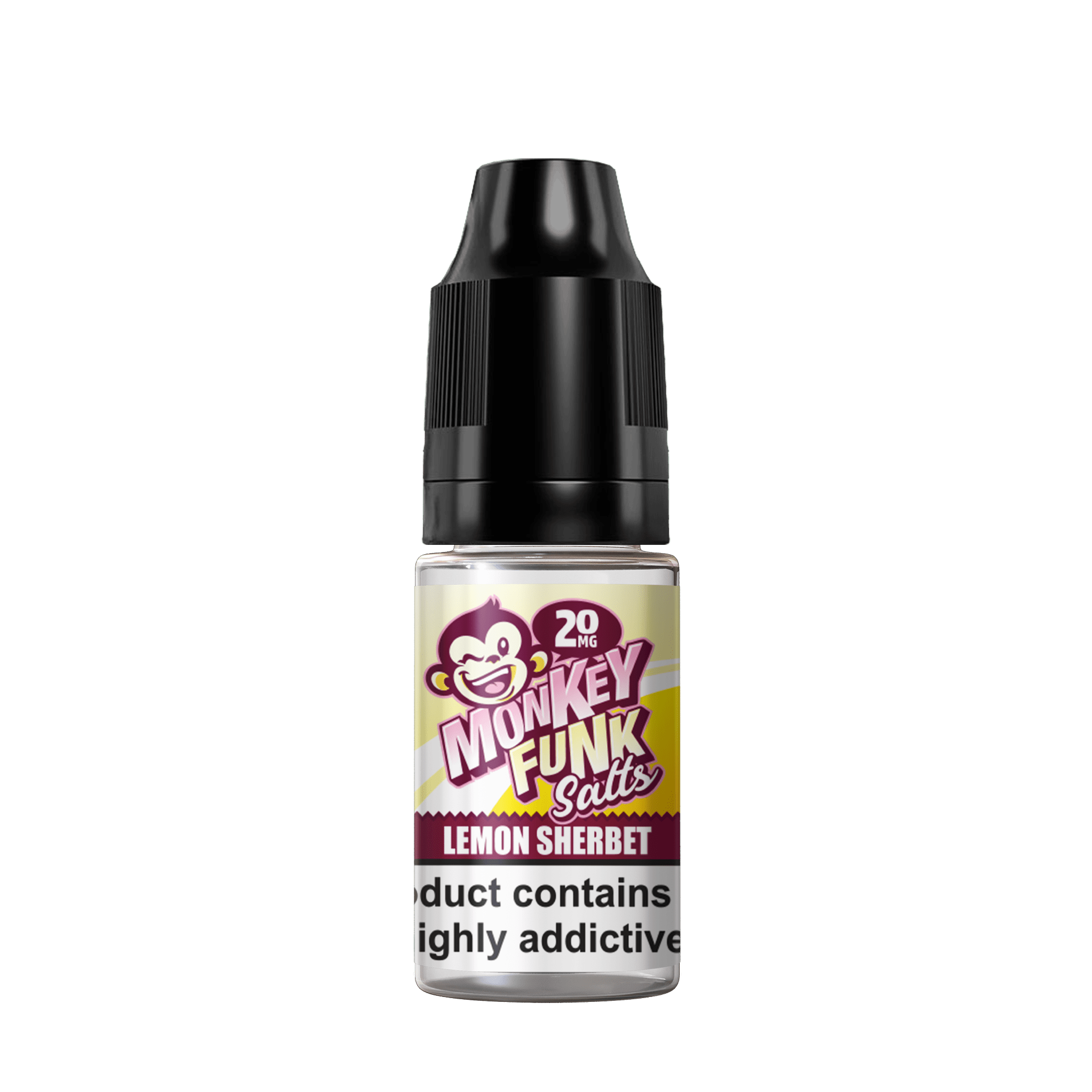 Monkey Funk Salts - Lemon Sherbet - 10ml nic Salt