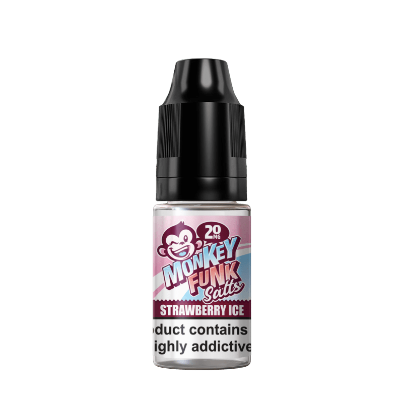 Monkey Funk Salts - Strawberry Ice - 10ml nic Salt