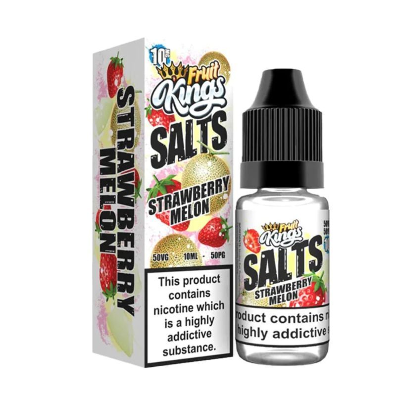 STRAWBERRY MELON NIC SALTS E-LIQUID BY FRUIT KING 10ML