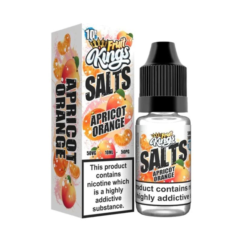 APRICOT ORANGE NIC SALTS E-LIQUID BY FRUIT KING 10ML