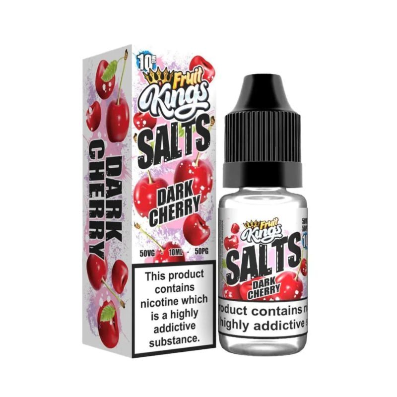 DARK CHERRY NIC SALTS E-LIQUID BY FRUIT KING 10ML