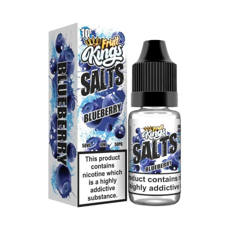 BLUEBERRY NIC SALTS E-LIQUID BY FRUIT KING 10ML