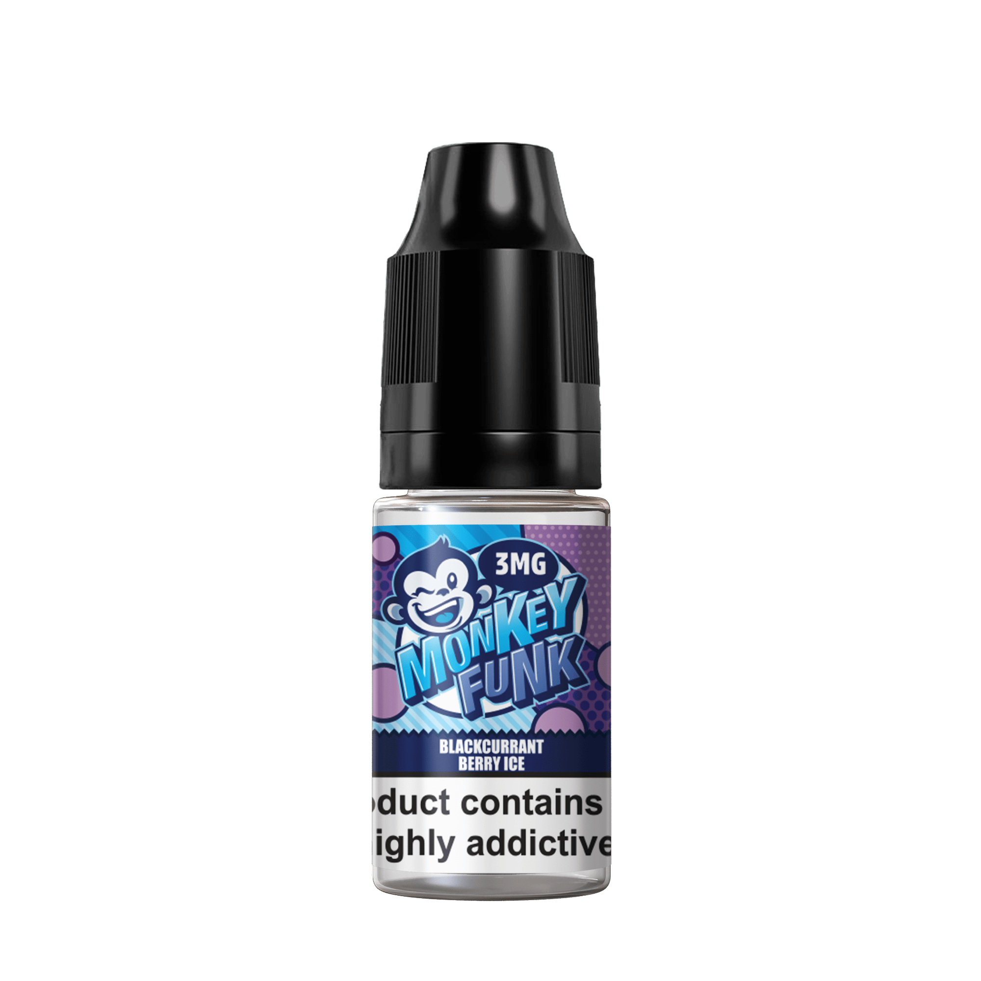 BLACKCURRANT BERRY ICE E-LIQUID BY Monkey Funk 10ML