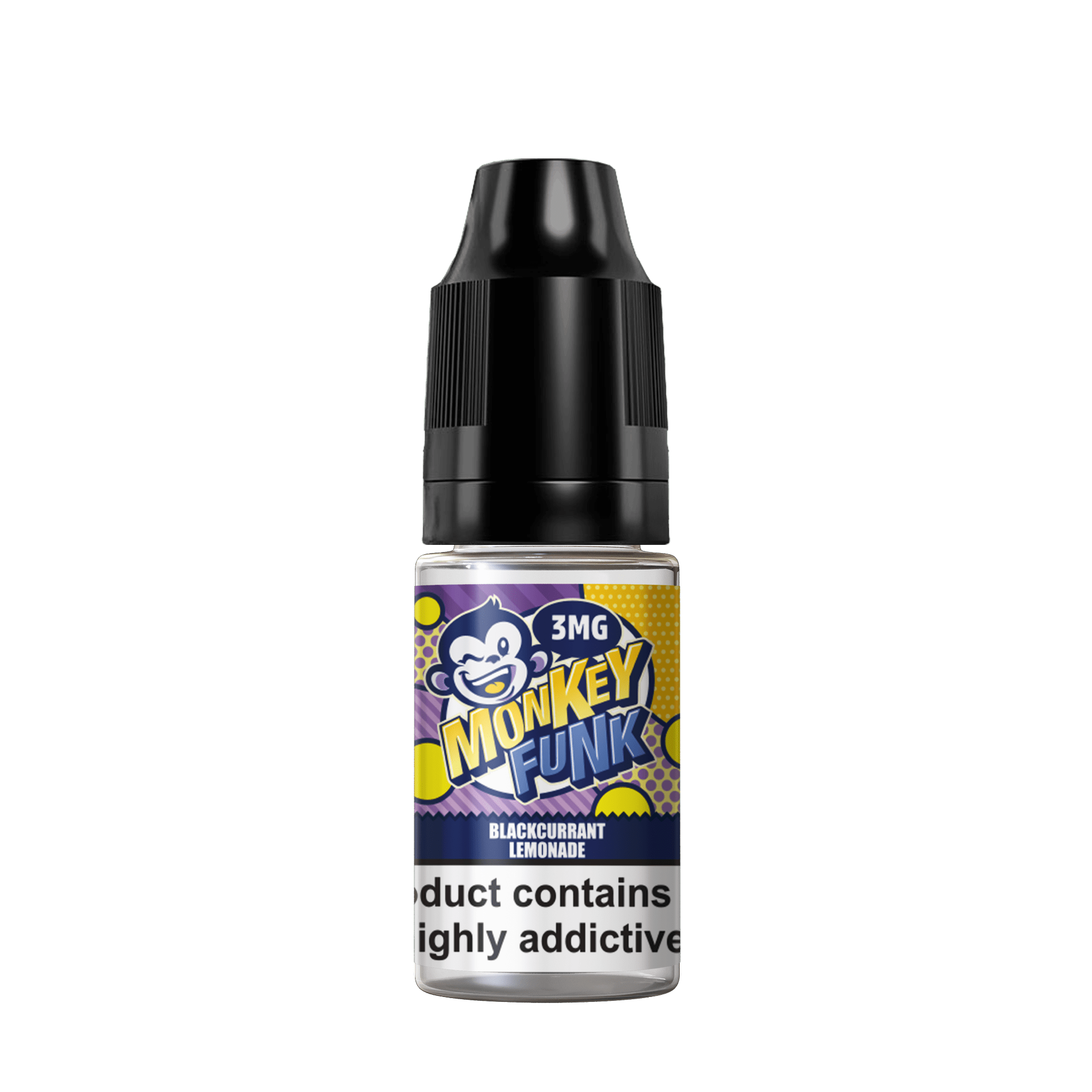 BLACKCURRANT LEMONADE E-LIQUID BY Monkey Funk 10ML