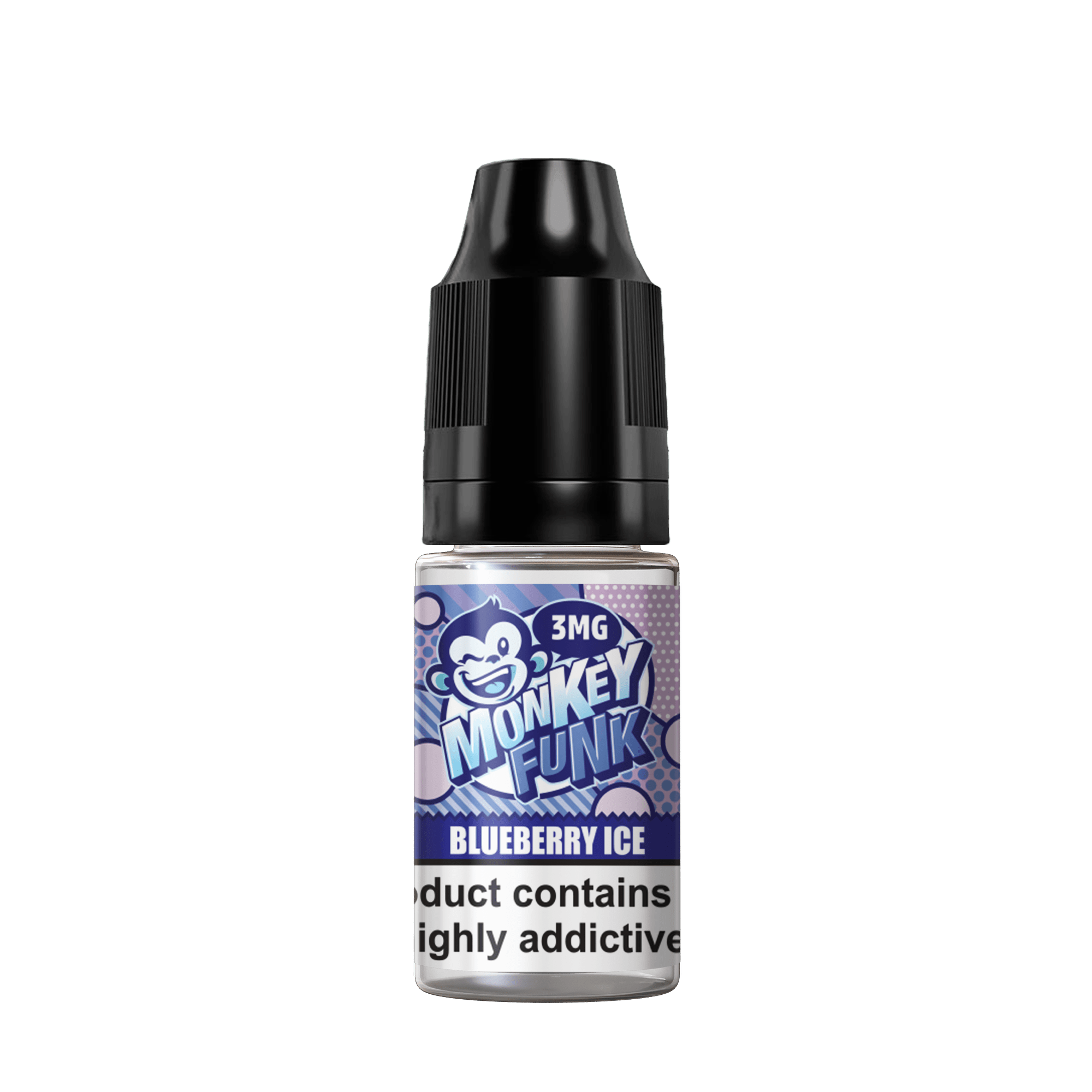 BLUEBERRY ICE E-LIQUID BY Monkey Funk 10ML