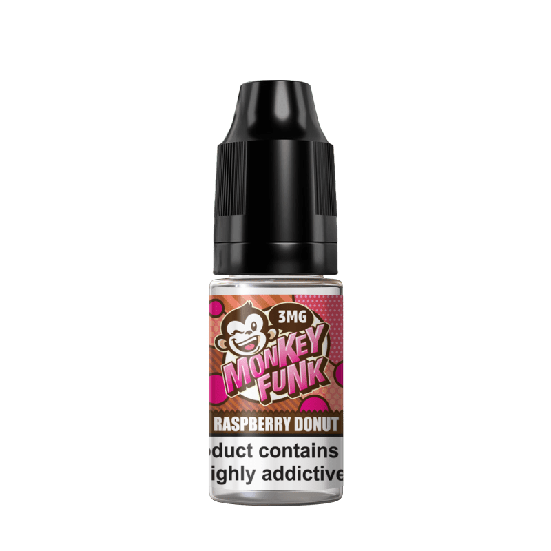 RASPBERRY DONUT E-LIQUID BY Monkey Funk 10ML