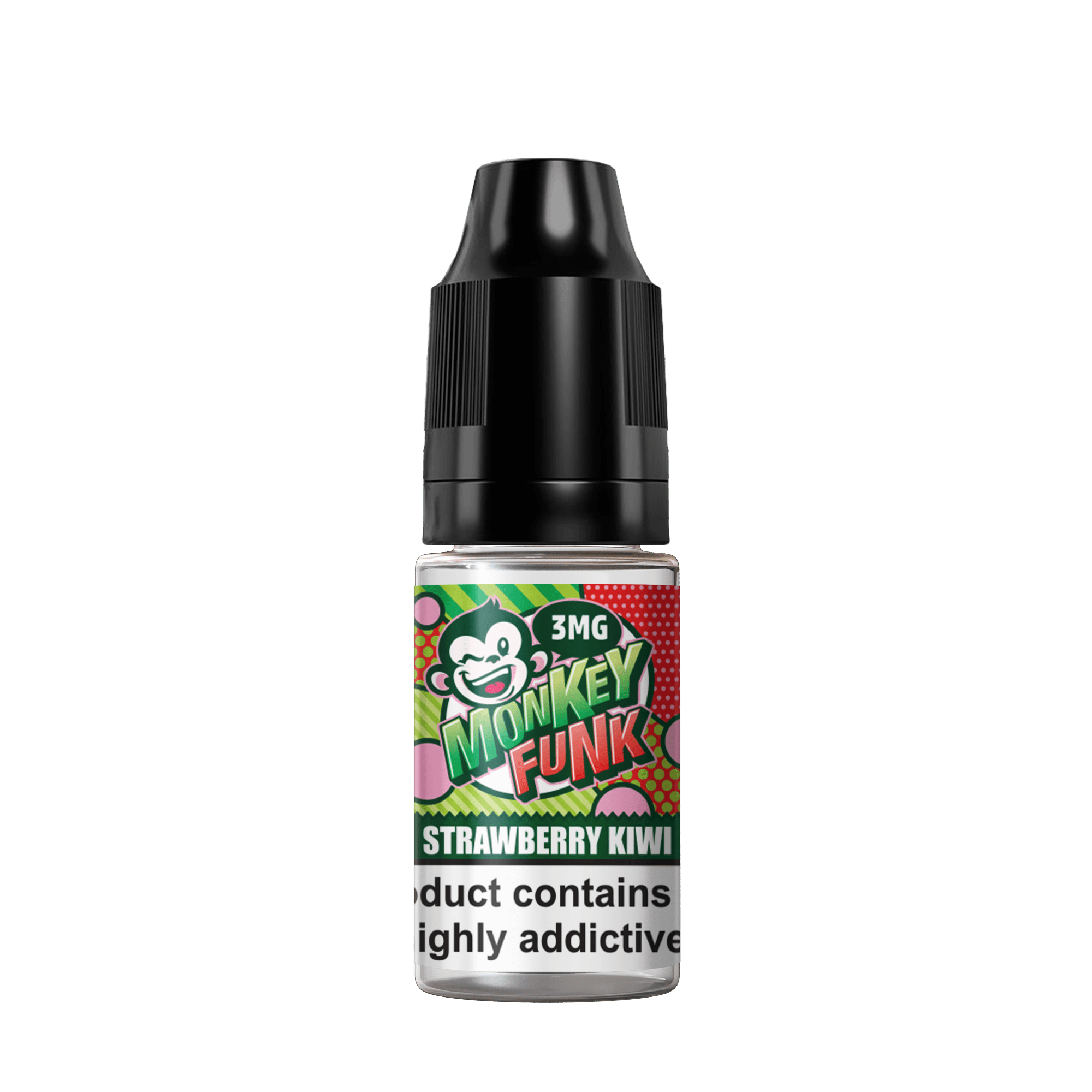 STRAWBERRY KIWI E-LIQUID BY Monkey Funk 10ML