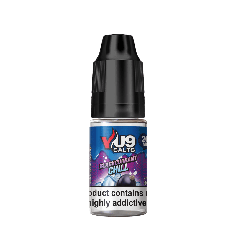 Blackcurrant Chill - Nic salt E-Liquid By VU9 10ml